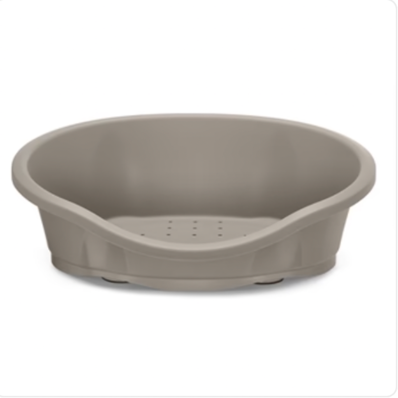 Haustierkorb Dido Taupe mit Lüftungslöchern